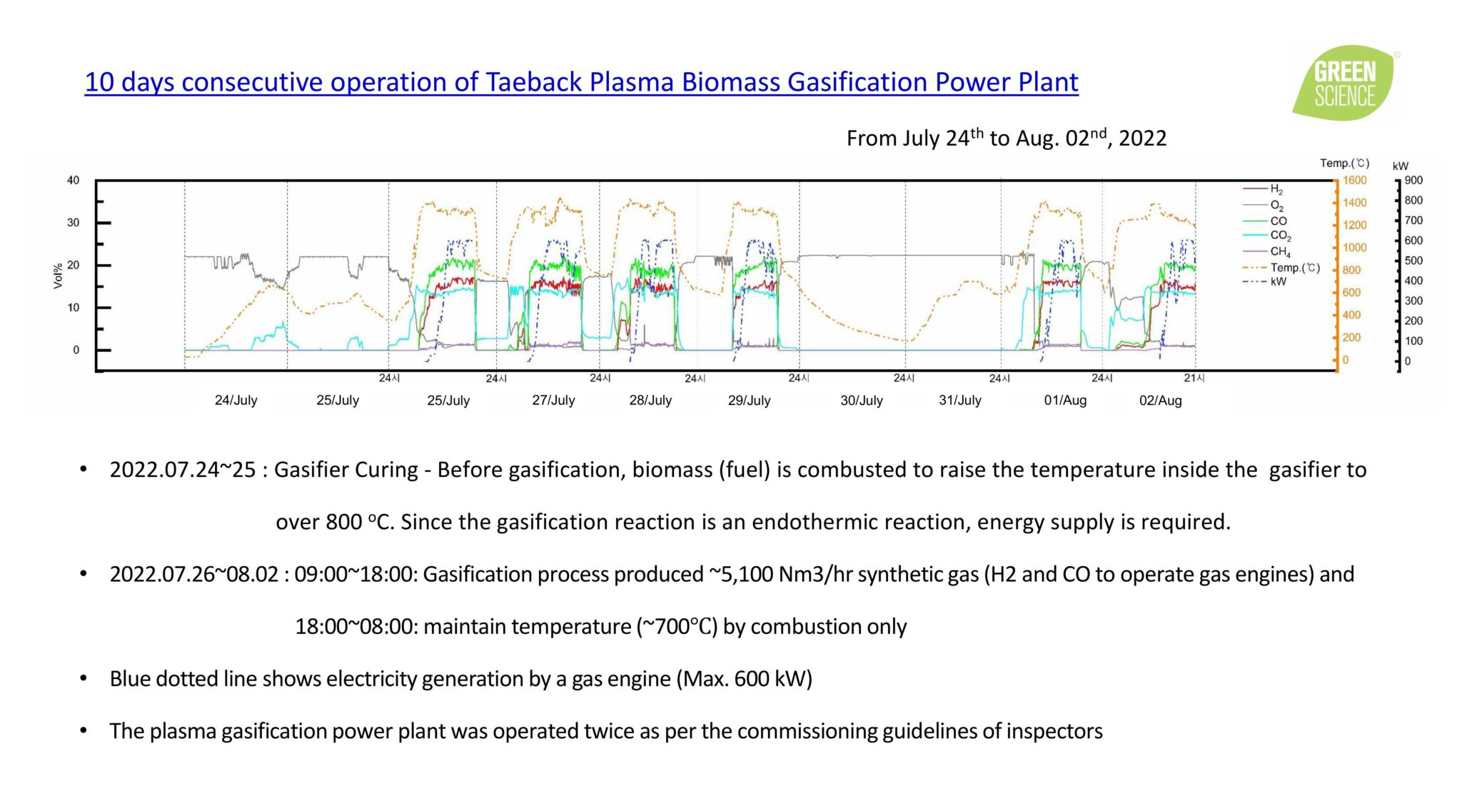 Commercial microwave plasma plant processing flow